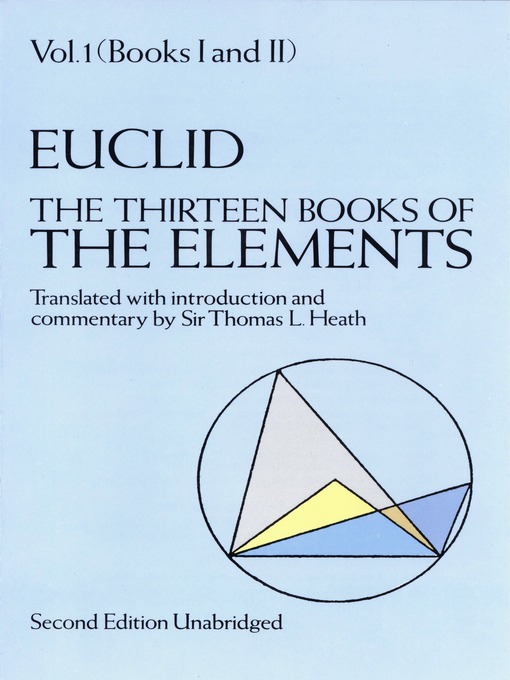 Title details for The Thirteen Books of the Elements, Volume 1 by Euclid - Available